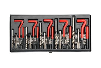 Резьба, восстановление, ремонтный комплект М5-М12 | 131 шт. (YT-1763)