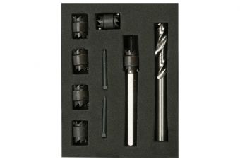 Spot weld cutter drill bit set 9 pcs (YT-28920)