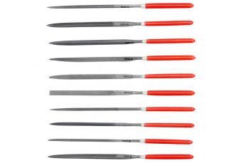 Набор надфилей | 180х85x5 мм | 10 пр. (YT-6165)