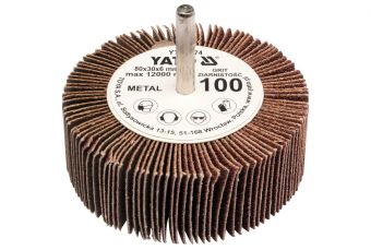 Круг лепестковый со шпинд. 80х30х6 Р100 (YT-83374)