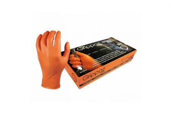 Одноразовые нитриловые перчатки Grippaz M-Safe 246OR - 11 (XXL) (50 шт.)(14456011)