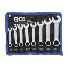 Комбинированный набор гаечных ключей | короткие | Дюймовые размеры | 3/8 "- 7/8" | 8 шт. (32140)