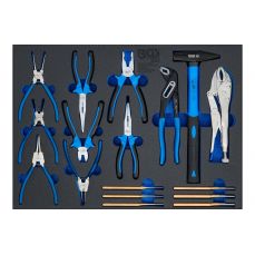 Лоток для инструментов 3/3: молоток, плоскогубцы, пробойник | 17 шт. (4009)