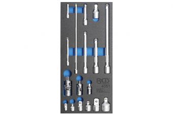 Лоток для инструментов 1/3: удлинитель, адаптер и соединительный комплект | 18 шт. (4051)