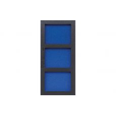 Инструментальный лоток 1/3, пустой: 3 отсека для хранения | 408 x 189 x 32 мм (4091)