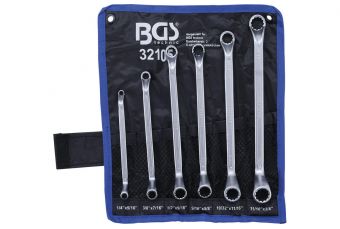 Набор ключей с двойным кольцом | офсет | 1/4 "- 3/4" | Дюймовые размеры | 6 шт. (32105)