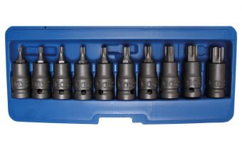 Набор ударных бит | 12,5 мм (1/2") | для T-Star (для Torx) T20 - T70 | 10 шт. (5097)