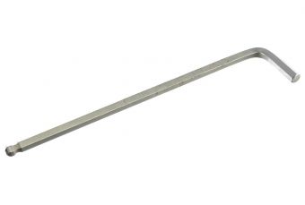 Шестигранный ключ 2,5мм Г-образный удлиненный с шаром L112мм (765025XL)