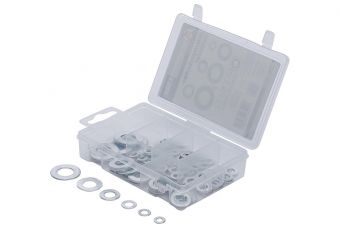 Ассортимент шайбы Ø 4,0-12,0 мм (внутри) 130 шт. (88132)