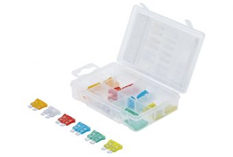 Ассортимент автомобильных предохранителей | 24 шт. (88154)