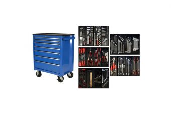 Тумба на роликах с полками для инструментов, 269 шт. (TBR3007BXIR)