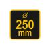 Комплект для чистки дымохода 10м К25 | Для дымоходов 250 мм (73035)