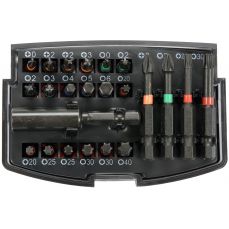 Биты в наборе с битодержателем ударные (23пр.) YATO (YT-04621)