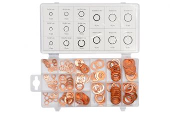 Комплект медных прокладок 150 шт. (YT-06871)