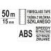 Mērlente stikla šķiedra. 50m x15mm (YT-71541)
