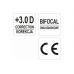 Corrective protection glasses with polycarbonate lenses +3,0 (YT-73615)