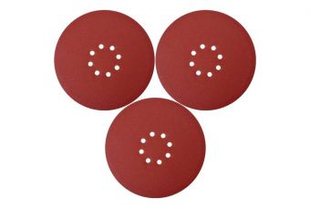 Круг шлифовальный на липучке перфорированный 225мм Р240 | 3 шт. (YT-83477)