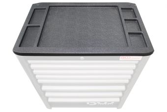 Plastmasas pārsegs darbnīcas ratiņiem | 730 x 475 mm (67164)