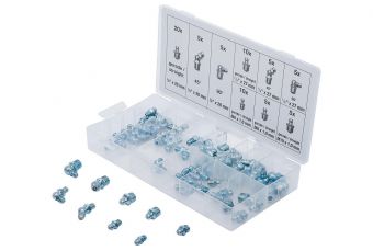 Ассортимент смазочных ниппелей | метрические / дюймы размеры | 70 шт. (8065-1)