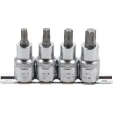 Набор вставок | 12,5 мм (1/2") T-Star (для Torx) T40 - T55 | 4 шт. (8886)