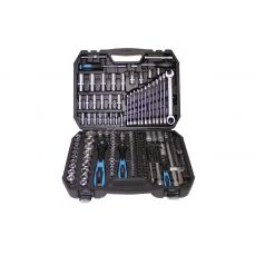 KOMBINĒTAIS UZGRIEŽŅU ATSLĒGU KOMPLEKTS 1/4" 1/2" 3/8" 219PCS. BEKERS (121219N1-3)