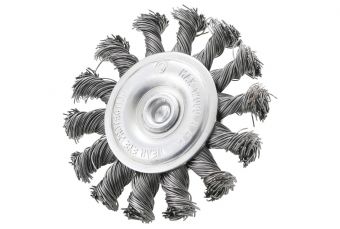 Щетка дисковая | Приводной вал 6 мм | узловатый | Ø 75 мм (3982)