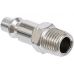 Air Nipple | 6.3 mm (1/4") external Thread | USA / France Standard (7057)