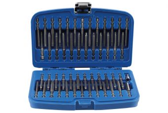 Набор бит для защитных винтов, длинные | 51 шт. (757)