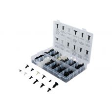 Ассортимент клипов "елочка" для GM, VW, Chrysler, BMW, Nissan Ford | 340 шт. (9055)