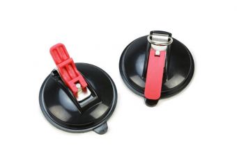 На присоске Якорь для тяжелых условий эксплуатации Крепление для автомобиля Багажный якорь с S-образным крючком | 2 шт. (SCA2)