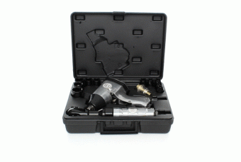 Пневмогайковерт с головками 17шт.+ трещoтка (KD1422)