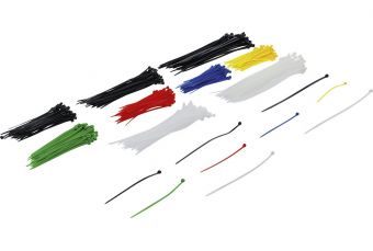 Cable Tie Assortment | coloured | 100 - 150 - 200 mm | 450 pcs. (80873)