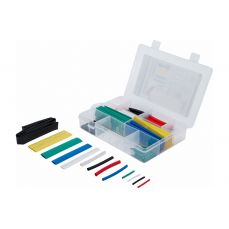 Ассортимент термоусадочной трубки | цветные | 171 шт. (88188)