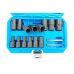 Special set for heads / screw extractors | 12.5 mm (1/2") drive | 8 - 27 mm | 16 pcs. (SK2016185)