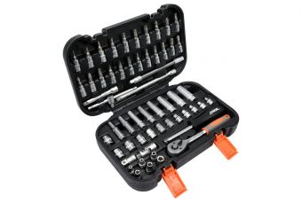 Galvas komplekts | 6,3 mm (1/4") piedziņa | 56 gab. (58643)