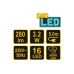 Лампа-переноска LED, 4Вт. 16 SMD LED 3,2W, 220V (82699)
