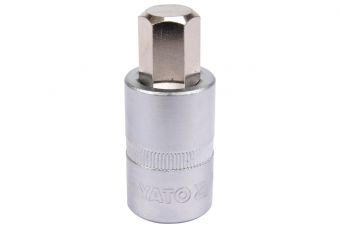 Головка торцевая c вставкой HEX 1/2" 14мм (YT-04387)