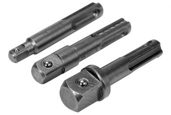 Набор адаптаров SDS-PLUS для тор головок -1/4,3/8,1/2 (YT-04686)