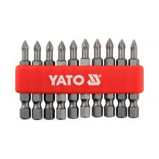 Набор бит крестовых PН1 1/4" 50мм 10шт. (YT-0477)
