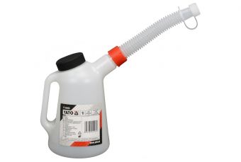 Лейка пластиковая с крышкой для СТО 1л (YT-06980)