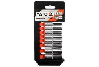 Набор головок торцевых высоких 1/4", 8пр (YT-14431)