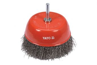 Щетка проволочная кистевая 100мм INOX (YT-47511)