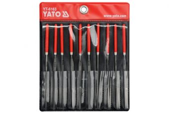 Набор надфилей | 140х65x3 мм | 10 пр. (YT-6163)