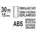 Mērlente stikla šķiedra 30m x15mm (YT-71540)