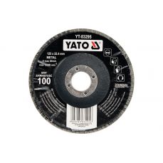 Круг лепестковый тарельчатый 125мм-Р60 (YT-83293)