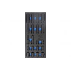 1/3 Инструментальный лоток: 20-компонентный комплект ударных | 12,5 мм (1/2") | 10 - 24 мм | 20 шт. (4130)