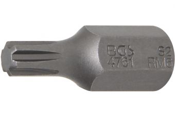 Бит | длина 30 мм | Привод 10 мм (3/8") | Сплайн (для RIBE) M6 (4761)