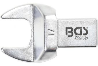 Uzgriežņu atslēga ievietota plakaniski atvērts veids 17 mm (6901-17)