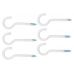 Ассортимент винтовых крюков | белые | 60 мм | 6 шт. (88181)