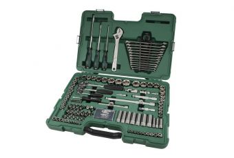 Uzgriežņu atslēgu komplekts 1/4 "+ 3/8" + 1/2 "124 gab. (ST09014SJ)